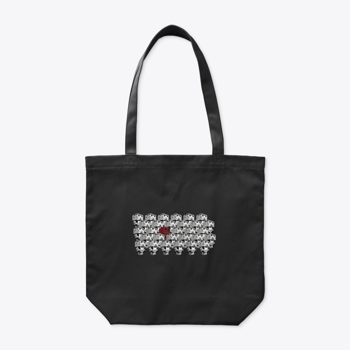Hide and Seek Deadpool and Stormtroopers Organic Tote Bag by anacng