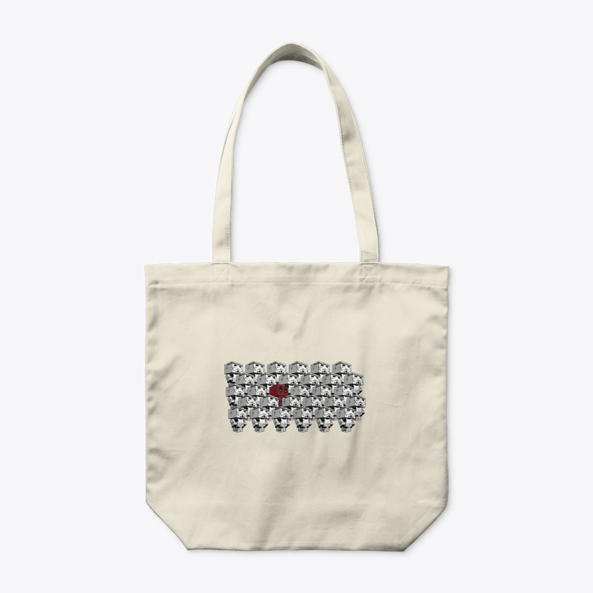 Hide and Seek Deadpool and Stormtroopers Organic Tote Bag by anacng