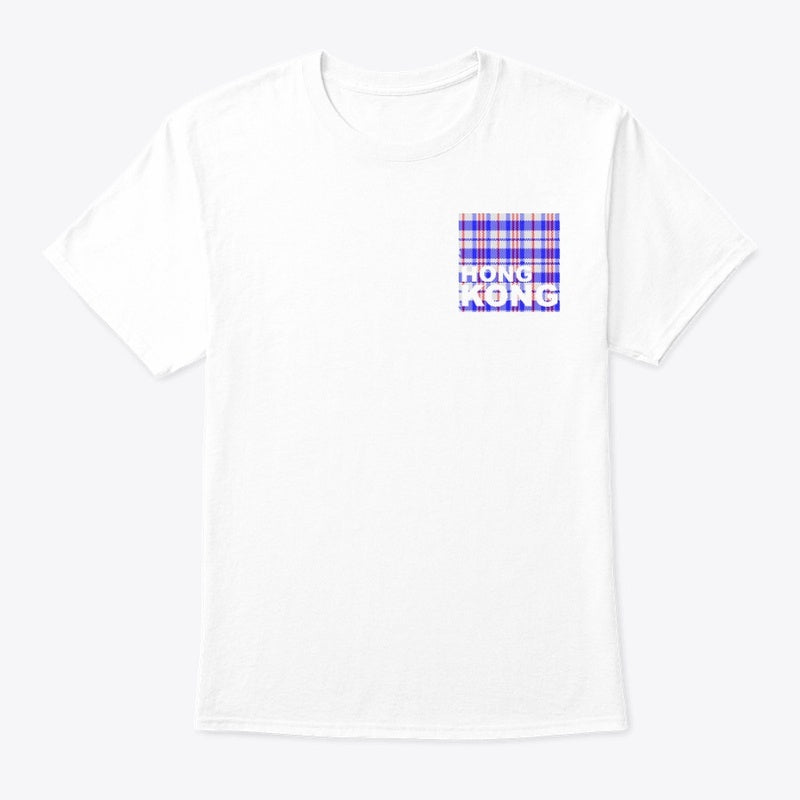 Hong Kong Red White Blue Classic Crew Neck T-Shirt by anacng