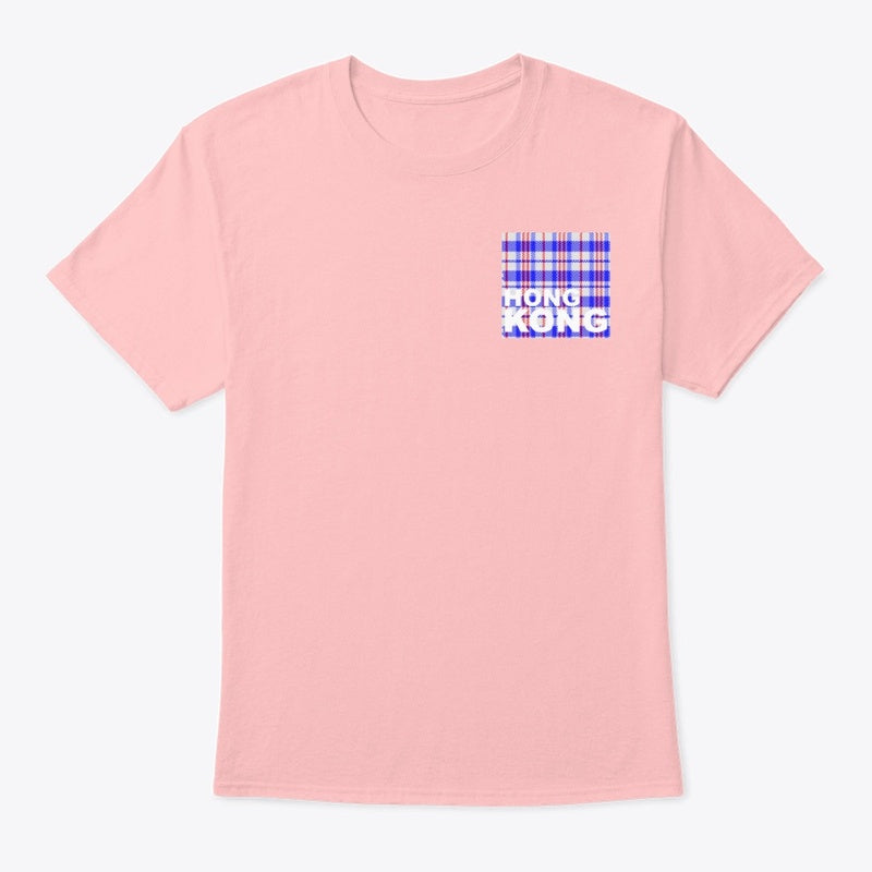 Hong Kong Red White Blue Classic Crew Neck T-Shirt by anacng