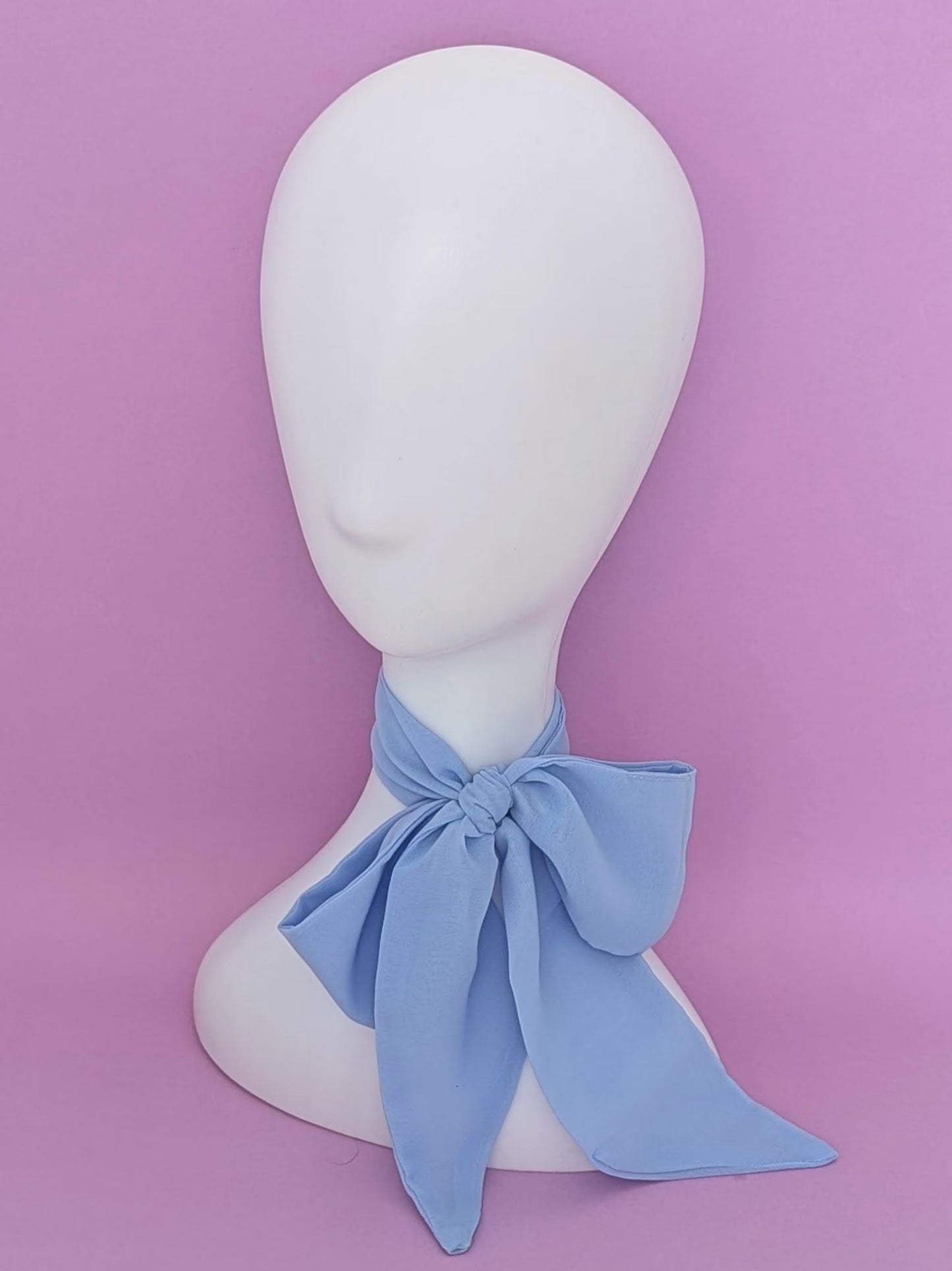 Classic Style Chiffon Hair Scarf Bandana Sheer Hairband by FashionMeme