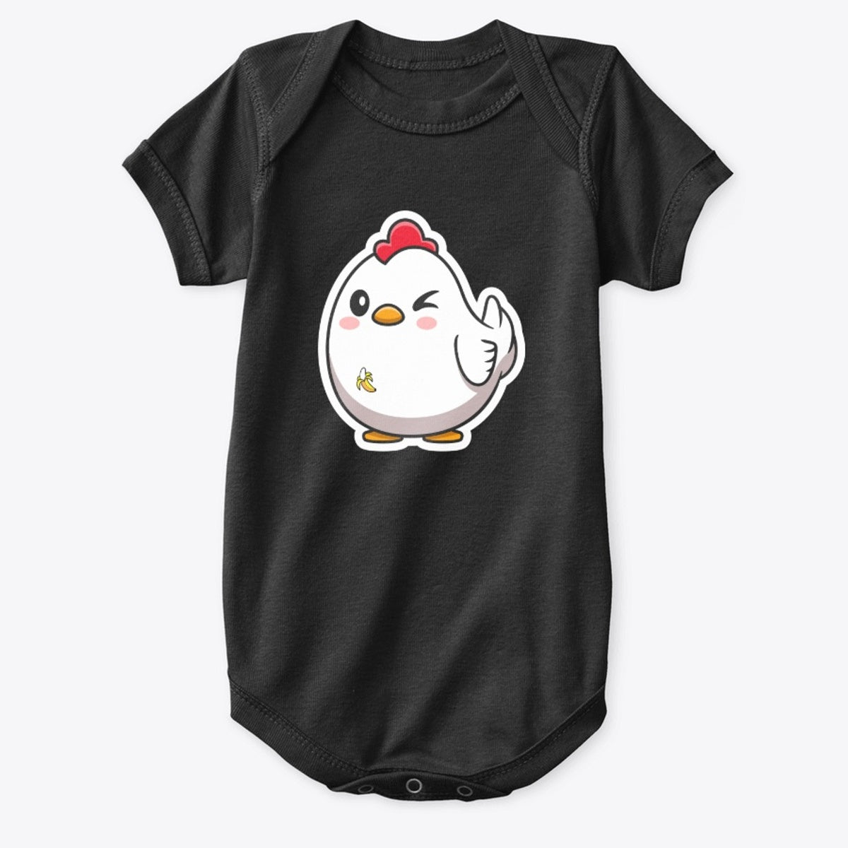 Anabanana Chick Baby Premium Cotton Onesie by anacng