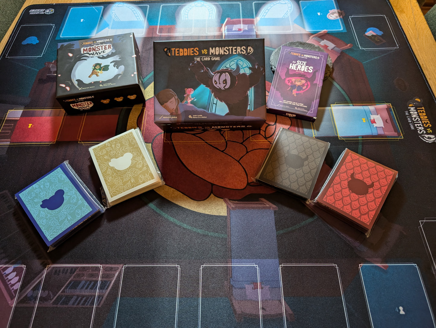 Teddies vs Monsters The Card Game Playmat