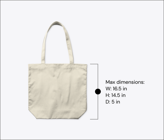 Anabanana Chick Organic Tote Bag Black by anacng