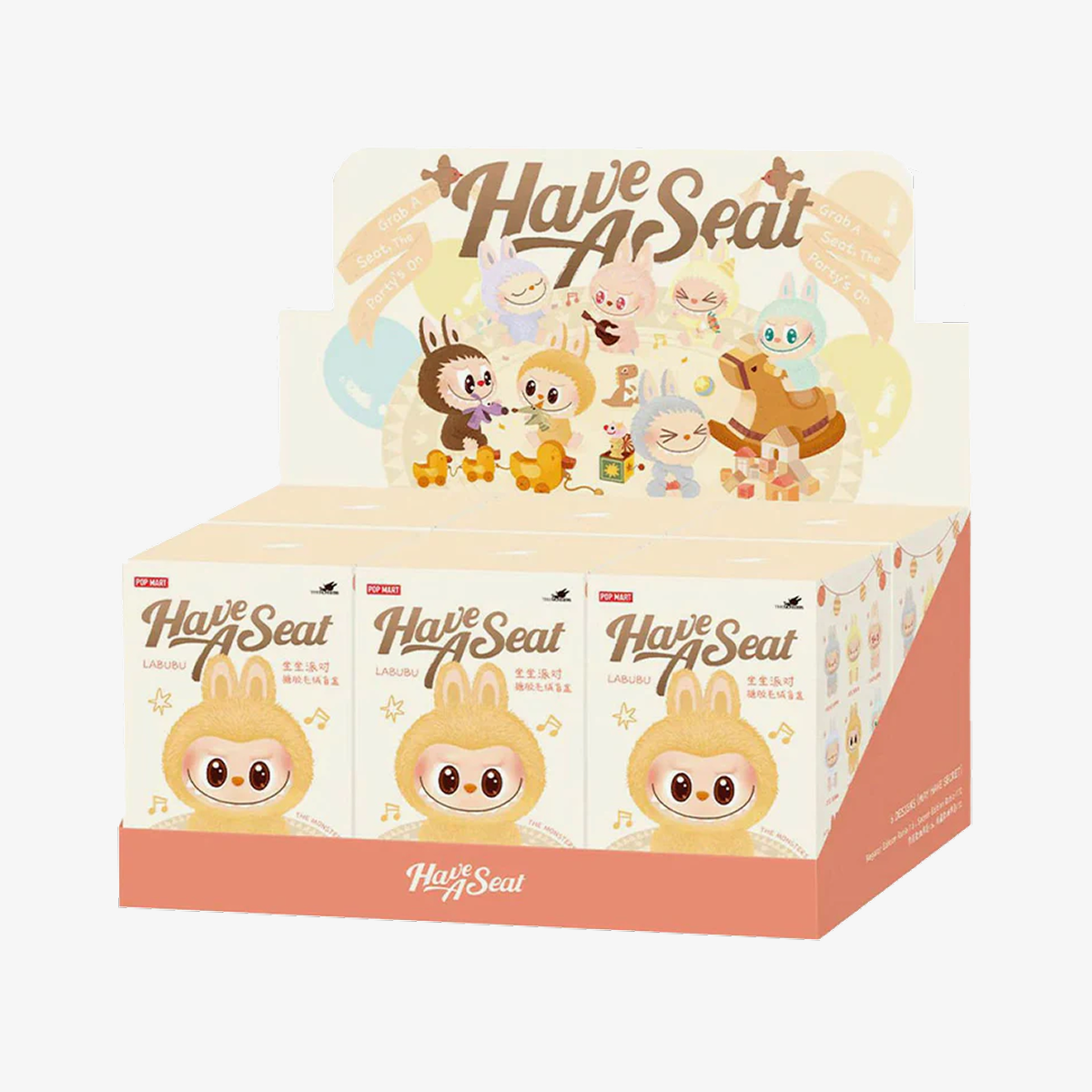 The Monsters - Labubu Have A Seat Vinyl Plush Whole Set Six The Monsters - Labubu Have A Seat Vinyl Plush Whole Set Six