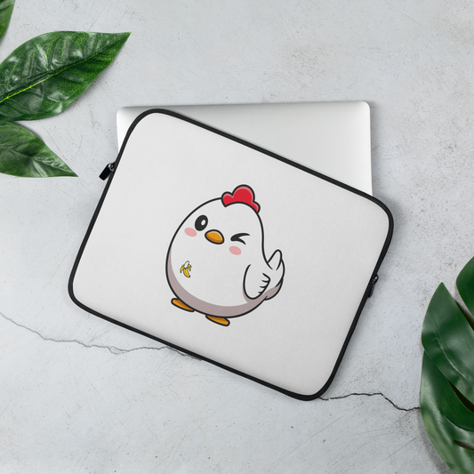 Anabanana Chick Laptop Sleeve by anacng