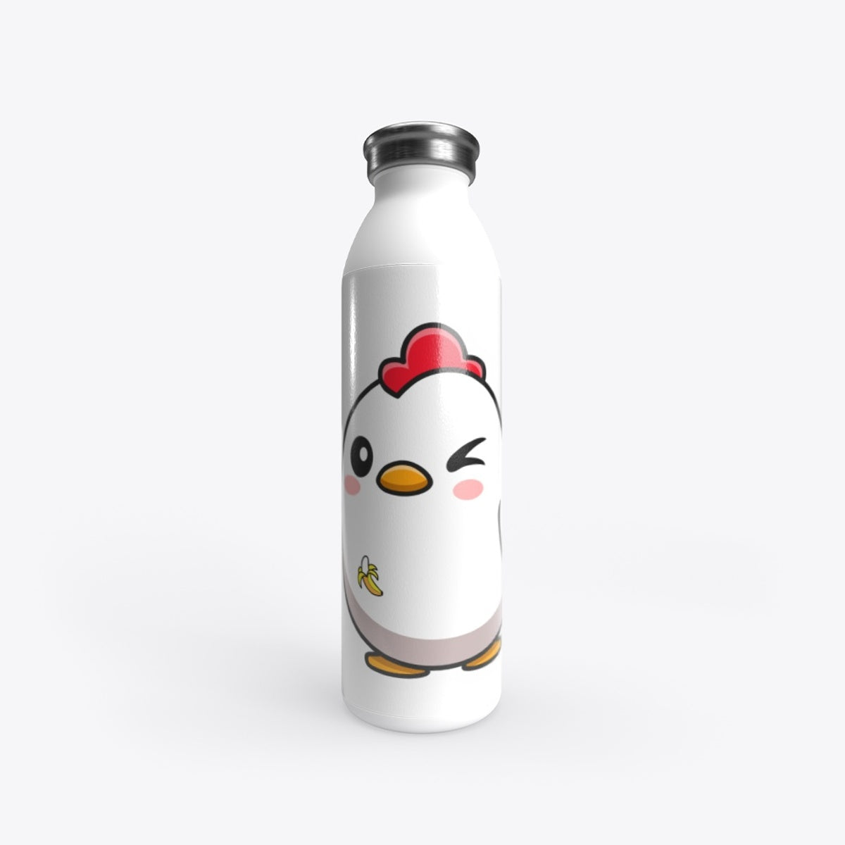 Anabanana Chick 20oz Stainless Steel Water Bottle by anacng