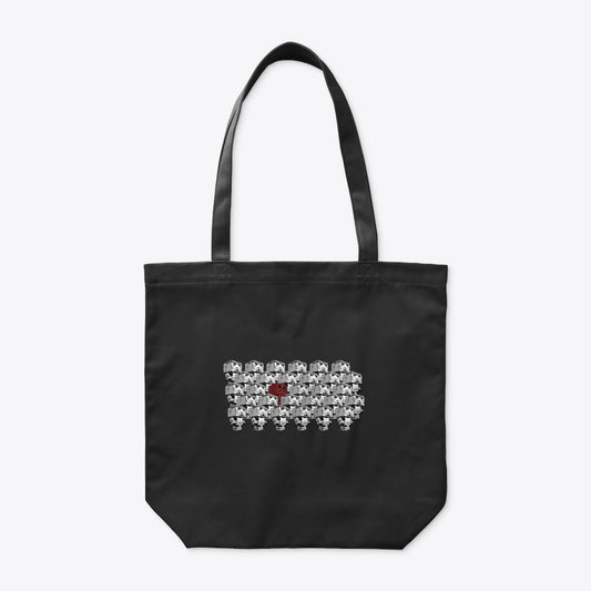 Hide and Seek Deadpool and Stormtroopers Organic Tote Bag by anacng
