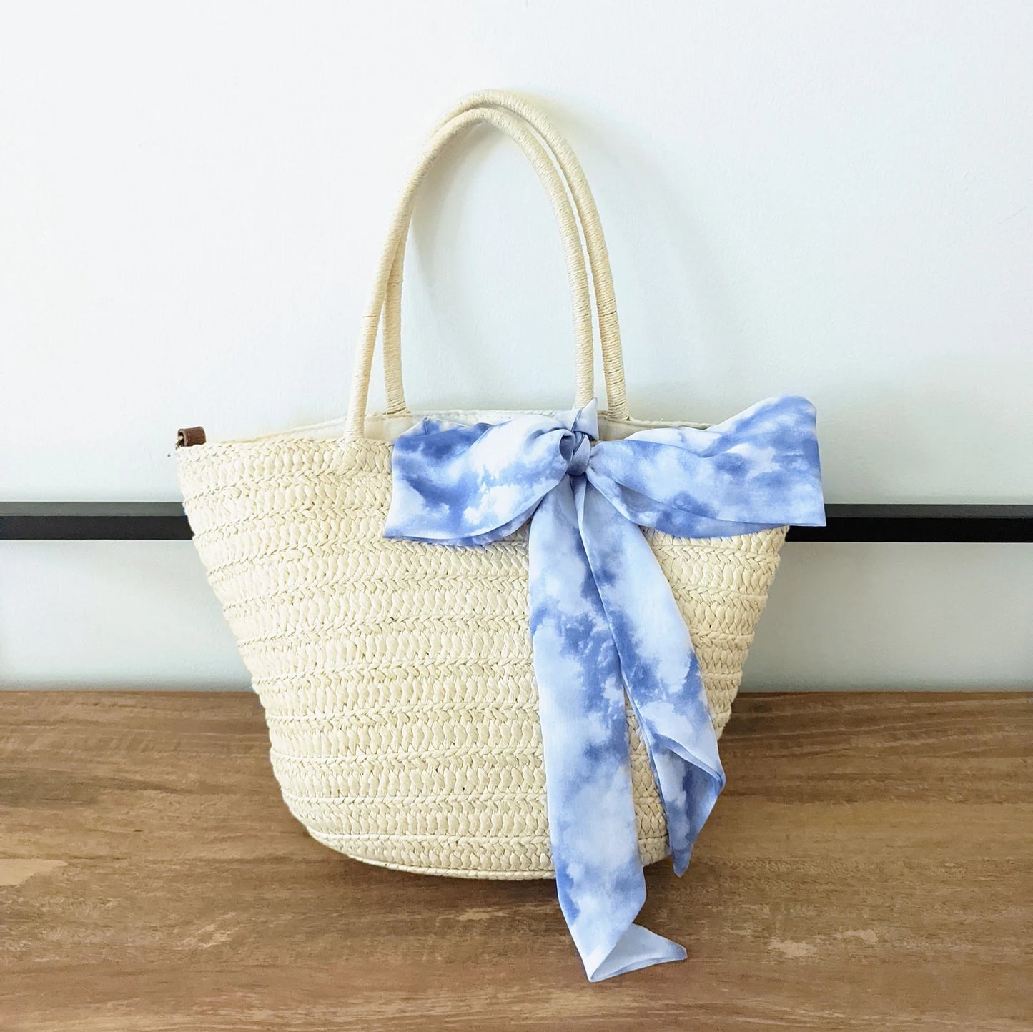 Vintage Style Bandana Headwrap Floral Print Skinny Scarf Flower Headband by FashionMeme