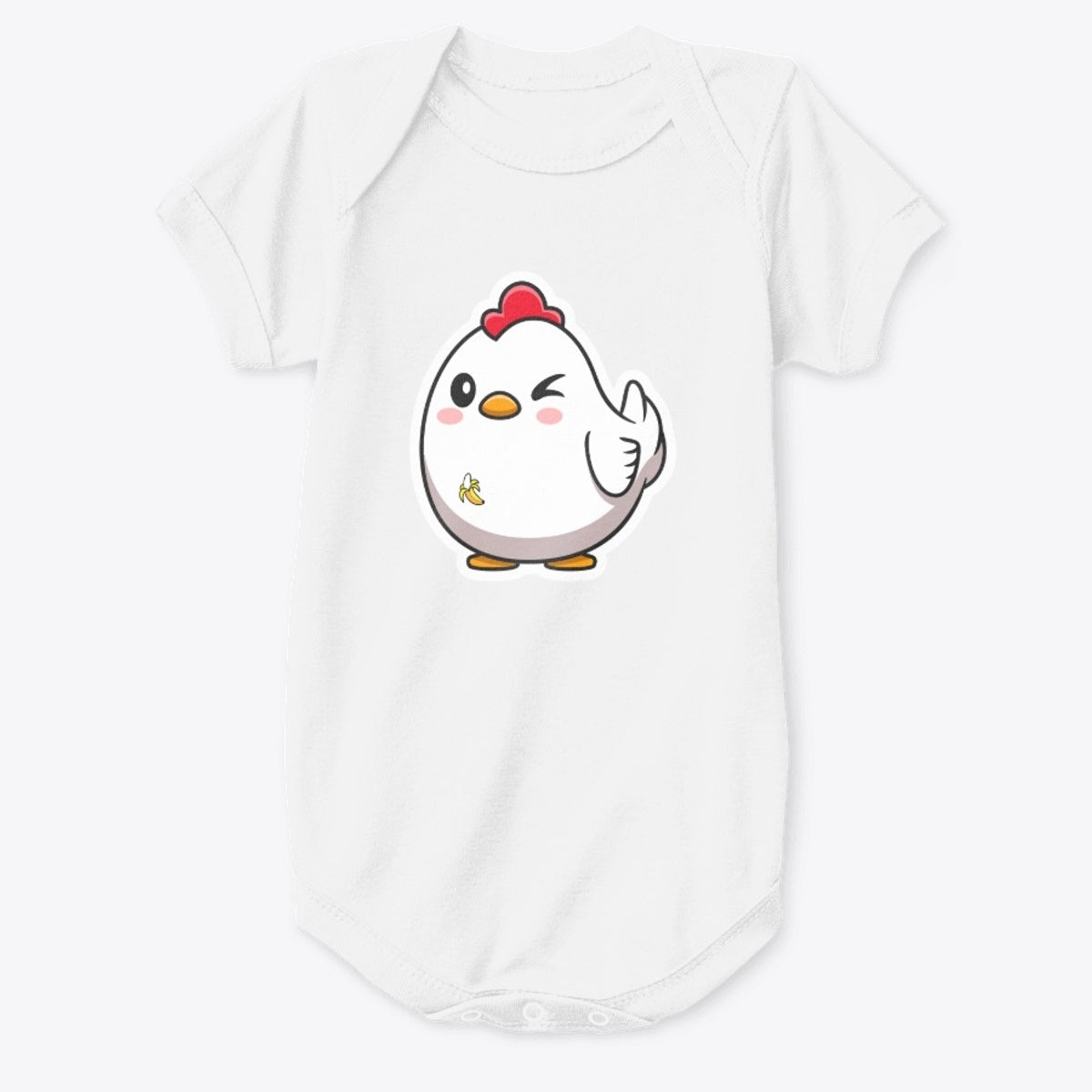 Anabanana Chick Baby Premium Cotton Onesie by anacng