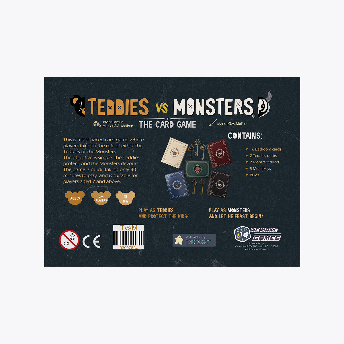 Teddies vs Monsters The Card Game